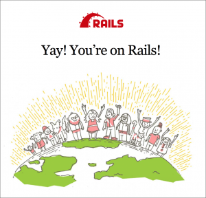 Yay!You're on Rails!画像